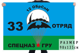 Флаг 33-й отряд 12 ОБрСпН ГРУ