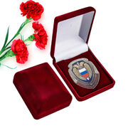 Знак в бархатистом футляре Отличник ФСО России
