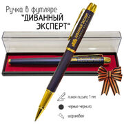 Сувенирная ручка Диванный эксперт в футляре