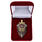 Нагрудный знак 70 лет ВЧК-КГБ в бархатистом футляре муляж 1